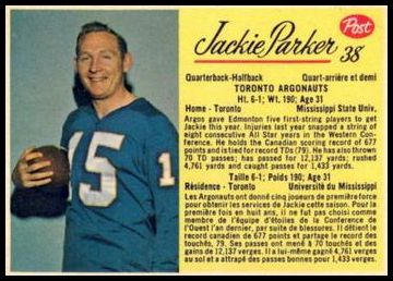 38 Jackie Parker